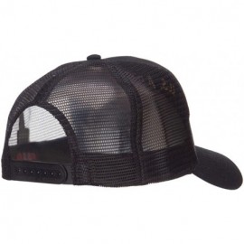 Baseball Caps US Army Retired Military Embroidered Mesh Cap - Black - CW124YM8LYX $13.56