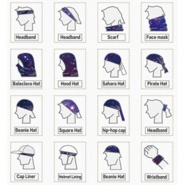 Balaclavas Men Women Ear Loops Face Scarf Neck Gaiters Bandana Mask Balaclava for Dust Wind - 42 - CZ198UAO4N2 $11.82