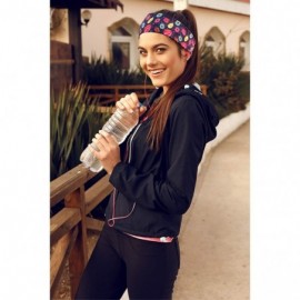 Headbands Workout Headbands Elastic Stretchy Original - Colored donuts - CD197Y6RLHK $10.82