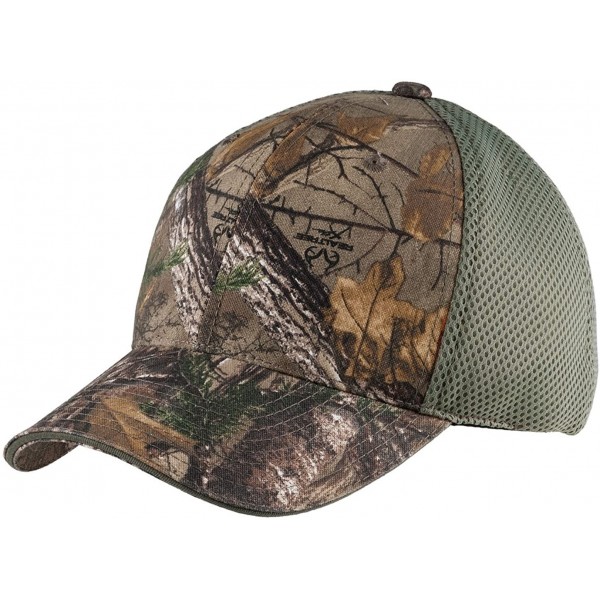 Baseball Caps Realtree Adjustable Camo Camouflage Cap Hat with Air Mesh Back - Realtree Xtra/ Green Mesh - C111SYY13PR $14.35