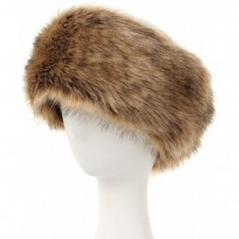 Cold Weather Headbands Faux Fur Headband Winter Headband Earwarmer Earmuff for Women - Brown - CV186DGOEKE $13.66