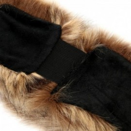 Cold Weather Headbands Faux Fur Headband Winter Headband Earwarmer Earmuff for Women - Brown - CV186DGOEKE $13.66