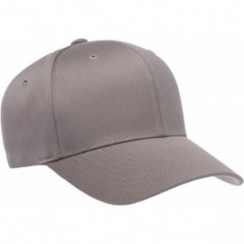 Baseball Caps Men's Athletic Baseball Fitted Cap - Gray - CO18E4OA44E $18.68