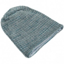 Skullies & Beanies Unisex Beanie Hat Slouchy Knit Cap Skullcap Stripe Baggy Style 1011 - Lightgrey - CN128MZ1Z7X $12.32