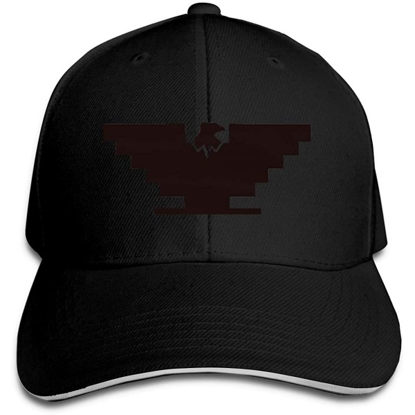 Baseball Caps Unisex Baseball Cap Aztlan Huelga Bird Dad Hat Adjustable - Black - CY18XD73LNO $14.87