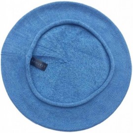 Berets 10-1/2 Inch Cotton Knit Beret - Bella Blue Twist - C718S54UG29 $49.29
