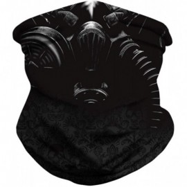 Balaclavas Men Women Face Bandana Dust Mask Balaclava Neck Gaiter Wrap Cool Printed (Multi-Function) - Z- Black Dust Mask - C...
