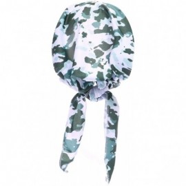 Skullies & Beanies Women Chemo Headscarf Pre Tied Hair Cover for Cancer - Dark Camouflage - C6198KNT9GT $13.69