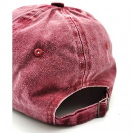 Baseball Caps Men's Embroidered Boston Terriers Baseball Cap Adjustable Vintage Dad Hat - Burgundy - CU196GZEQOM $14.11