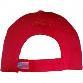 Baseball Caps You Can Leave Hat - Trump Cap (USA Made Structured RED/White Leave) - CO18WIKUQXX $42.53