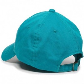 Baseball Caps Ghost Baseball Cap Embroidered Cotton Adjustable Dad Hat - Teal - CA18R5GX2Q6 $17.72