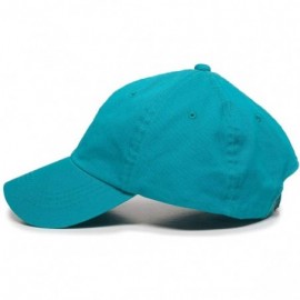 Baseball Caps Ghost Baseball Cap Embroidered Cotton Adjustable Dad Hat - Teal - CA18R5GX2Q6 $17.72