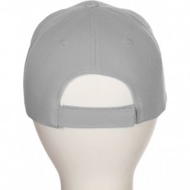 Baseball Caps Classic Baseball Hat Custom A to Z Initial Team Letter- Lt Gray Cap White Black - Letter O - CA18IDTOYHO $8.77