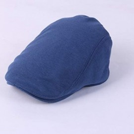 Newsboy Caps Newsboy Ivy Cap-Traditional Solid Cotton Herringbone Flat Hat for Women & Men & Boys & Girls - CK18NI8S60L $7.57