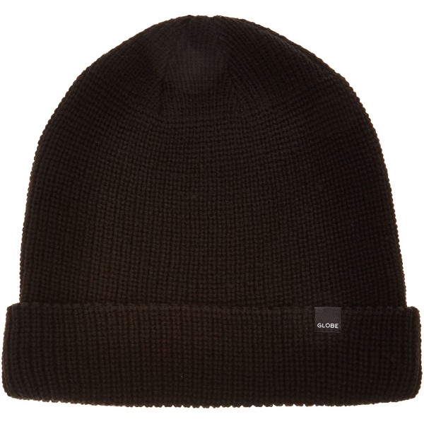 Skullies & Beanies Mens Halladay Beanie Hats - Black - CM1104O74EJ $24.04