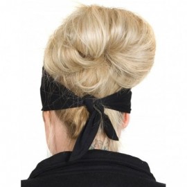 Headbands Head Wrap - Womens Wide Headbands - Biker Chick Headwear - Cross (6 Colors) - Orange/Clear - CH11IH39YKB $17.63