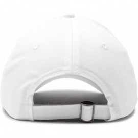 Baseball Caps Alien Head Baseball Cap Mens and Womens Hat - White Neon Green - CN18M63SLGK $13.07