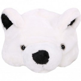 Skullies & Beanies 3-in-1 Multi-Functional Animal Hat- Scarf- Mitten Combo - White Bear - CT11H5U6MXJ $15.79