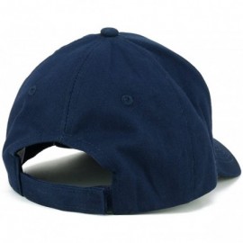 Baseball Caps Captain Anchor Embroidered Deluxe 100% Cotton Cap - Navy - CO126FYTKGV $20.87