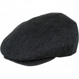 Newsboy Caps Hats Men's Premium Wool Blend Classic Flat Ivy Newsboy Collection Hat - Charcoal - CJ127FDNFTJ $20.99