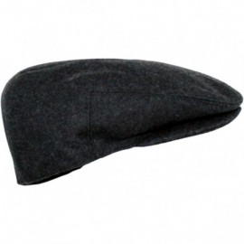 Newsboy Caps Hats Men's Premium Wool Blend Classic Flat Ivy Newsboy Collection Hat - Charcoal - CJ127FDNFTJ $20.99