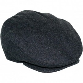 Newsboy Caps Hats Men's Premium Wool Blend Classic Flat Ivy Newsboy Collection Hat - Charcoal - CJ127FDNFTJ $20.99