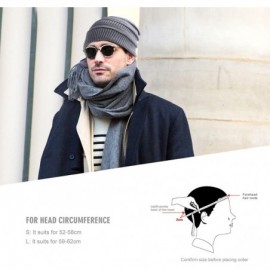 Skullies & Beanies Knit Slouchy Beanie Warm Chunky Baggy Winter Hat for Women Men - CF192EAARI8 $16.27