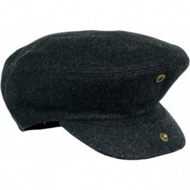 Newsboy Caps Hats Men's Premium Wool Blend Classic Flat Ivy Newsboy Collection Hat - Charcoal - CJ127FDNFTJ $20.99