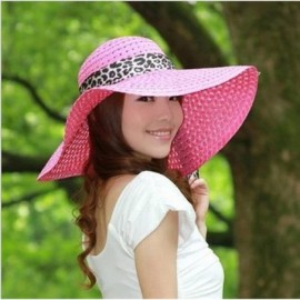 Sun Hats Women Sun Hat Brim Beach Straw Floppy Derby Cap - Sh01-white - CZ11M87QBZ3 $14.80