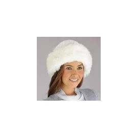 Skullies & Beanies Etc Faux Fur Trimmed Winter Fashion Hat Chocolate - Black - CY11IGDMGGL $19.52