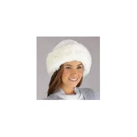 Skullies & Beanies Etc Faux Fur Trimmed Winter Fashion Hat Chocolate - Black - CY11IGDMGGL $8.73