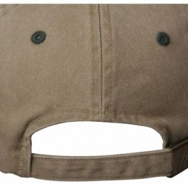 Baseball Caps Pigment Dyed Wash Caps-Khaki-Green w36s55f - CK112E14AH3 $19.35