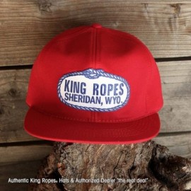 Baseball Caps King Ropes Base Ball Caps - Foam Red - CL12BNGH3CT $36.53