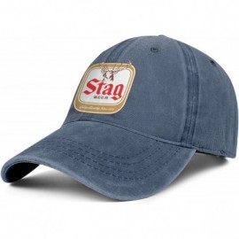 Baseball Caps Stag Beer Logo Womens Washed Baseball Military - Stag Beer Logo-4 - C918X5DOKS2 $17.48