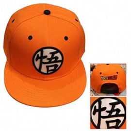 Baseball Caps Dragonball Z Goku Symbol Orange Baseball Cap Hat - CG12EP8NEH5 $11.05