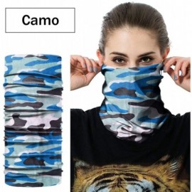 Balaclavas Unisex Multifunctional Seamless Bandana Face Mask Neck Gaiter Headwear Tube Mask Scarf - Camo 2 - CF197SSYDLQ $9.56