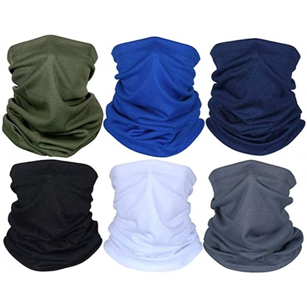 Balaclavas Face Scarf Bandana Ear Loops Face Rave Balaclava Neck Gaiters Motorcycle Mask Headwear Men Women - CJ198H29EE2 $19.43