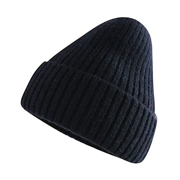 Skullies & Beanies Fashion Classical Hat for Men/Women Winter Beanie Cold Cap Cool Skull Hats Warm - Navy - CM18Y2UILL8 $11.79