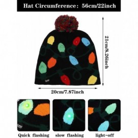 Skullies & Beanies Pieces Christmas Beanie Sweater - C018ALM0K7T $15.20