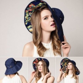 Sun Hats Women Girls Fashion Foldable Sun Flap Cap Removable Wide Large Brim Visor Hat UV Protection Summer Beach Hat - C617Y...