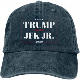 Baseball Caps Donald Trump & JFK Jr Q 2020 Campaign Adjustable Baseball Caps Denim Hats Cowboy Sport Outdoor - Navy - CP18W3L...