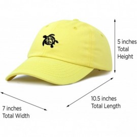 Baseball Caps Turtle Hat Nature Womens Baseball Cap - Minion Yellow - CM18M9UONRL $10.78