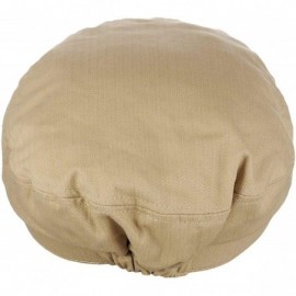 Newsboy Caps Unisex 100% Cotton Greek Fisherman Sailor Fiddler Driver Cap Hat - Khaki - C818RNAXEA8 $14.54