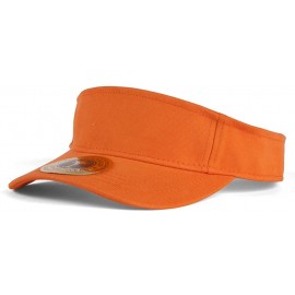 Visors Blank Adjustable Visors - 12-Pack - Orange - CK127DPNYGX $40.34