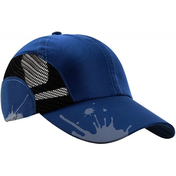 Baseball Caps Baseball Hats Summer Hats for Men/Women- Adjustable Outdoor Sport Hats Cap - Blue - C8185N5YNQ4 $15.99