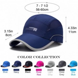 Baseball Caps Running Cap Water Repellent Sport Hat for Men (7-7 1/2) - Original Version Navy - CV18EMHCWI3 $10.50