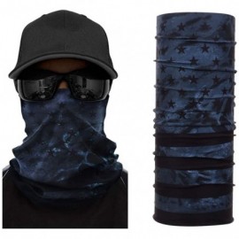 Balaclavas Bandanas Face Scarf-3D Headwear Headband Multifunctional Tube Neck Scarf Unisex - Usflag-pentagram - C5198R4YIAD $...