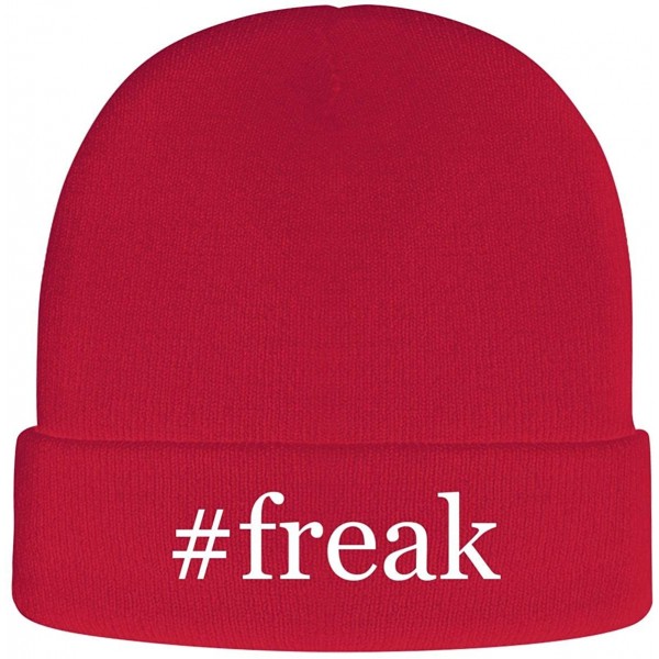 Skullies & Beanies Freak - Hashtag Soft Adult Beanie Cap - Red - C418AXNL6U3 $18.34