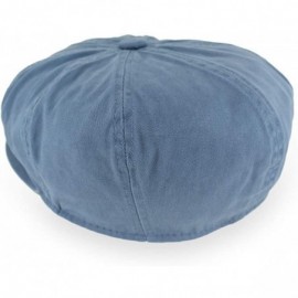 Newsboy Caps Mens/Womens Newsboy Summer Gatsby Soft Cotton Cap in - Blue - CJ18SI99Y7M $27.16