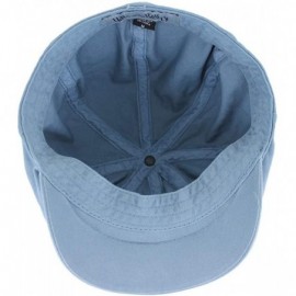 Newsboy Caps Mens/Womens Newsboy Summer Gatsby Soft Cotton Cap in - Blue - CJ18SI99Y7M $27.16